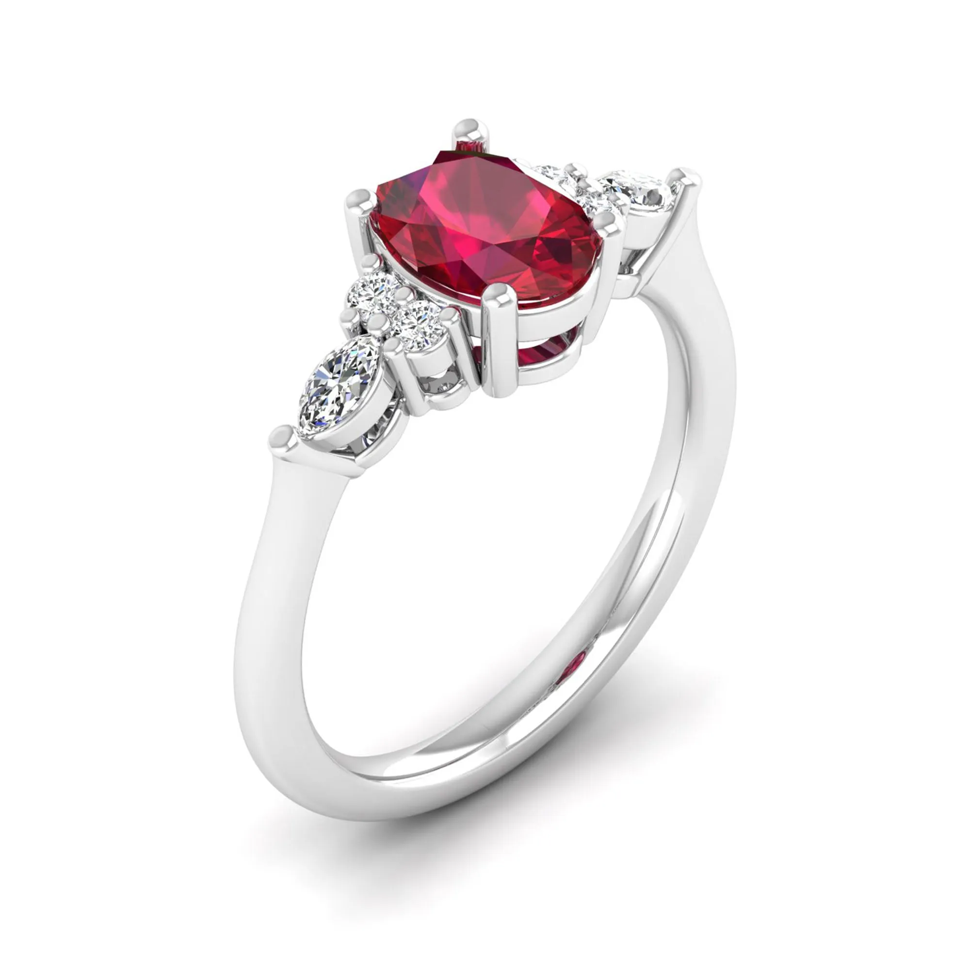 Juliette Ruby and Diamond Ring