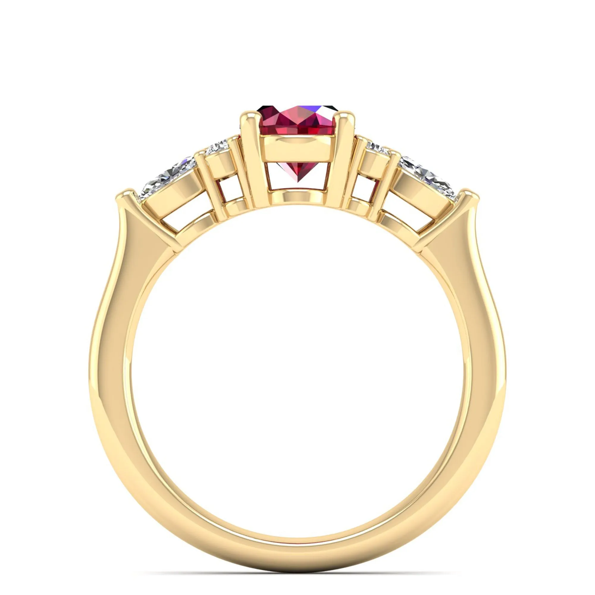 Juliette Ruby and Diamond Ring