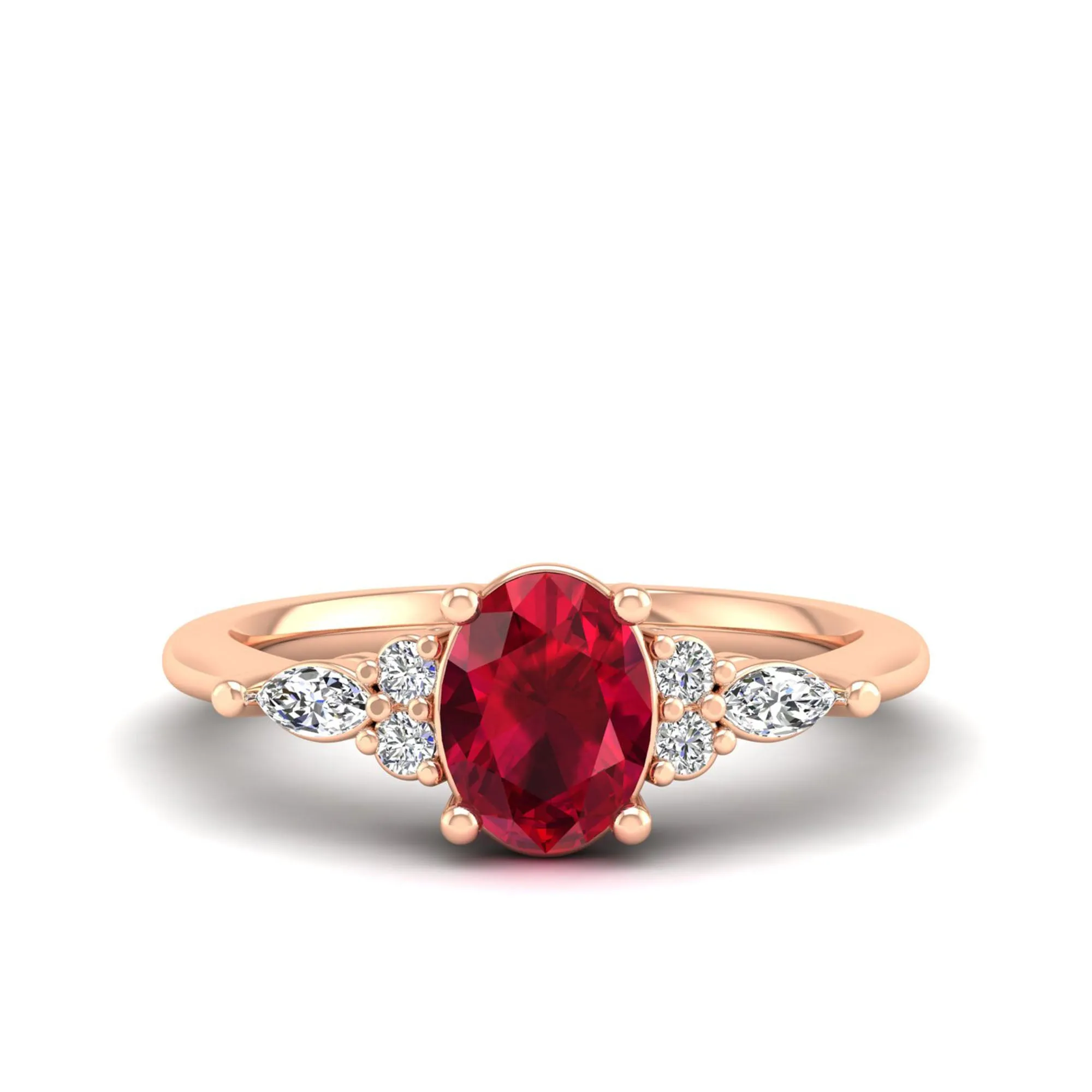 Juliette Ruby and Diamond Ring
