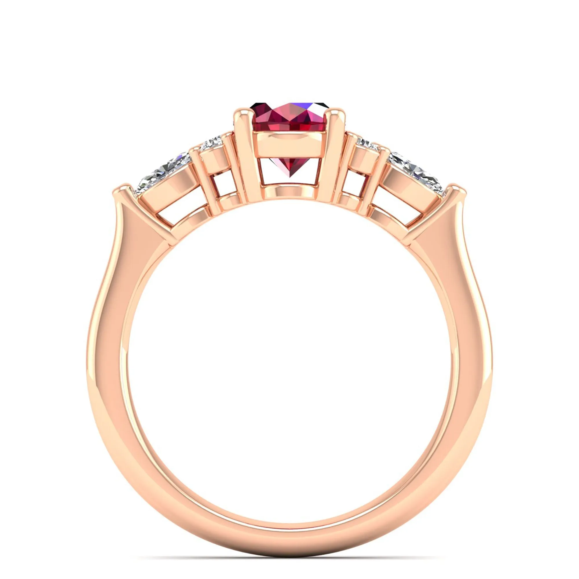 Juliette Ruby and Diamond Ring