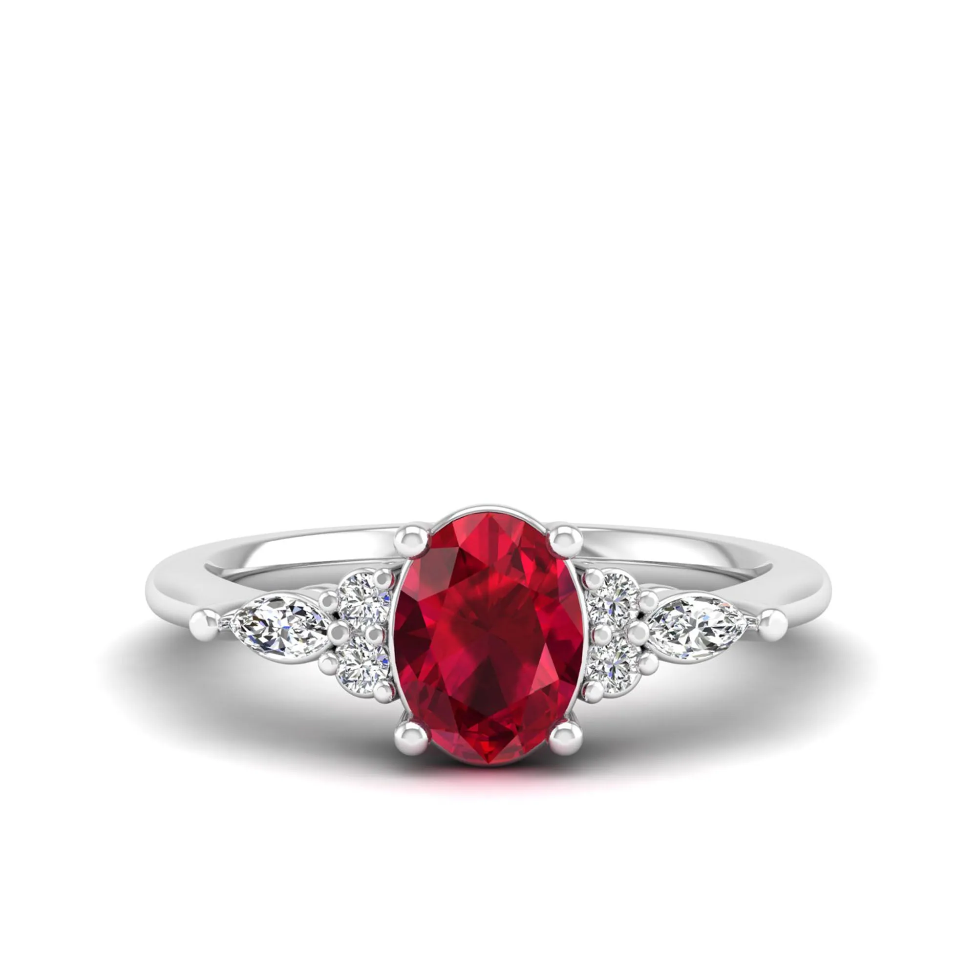 Juliette Ruby and Diamond Ring