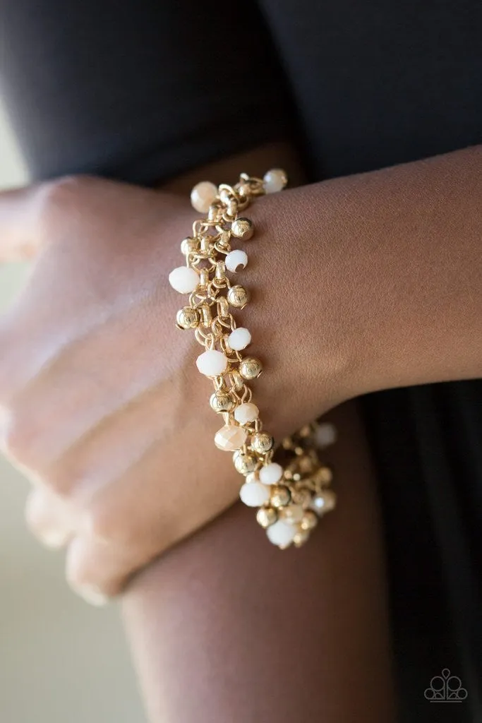 Just for the FUND of It! Gold Paparazzi Bracelet