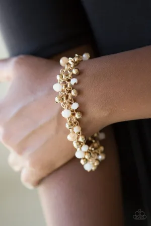 Just for the FUND of It! Gold Paparazzi Bracelet