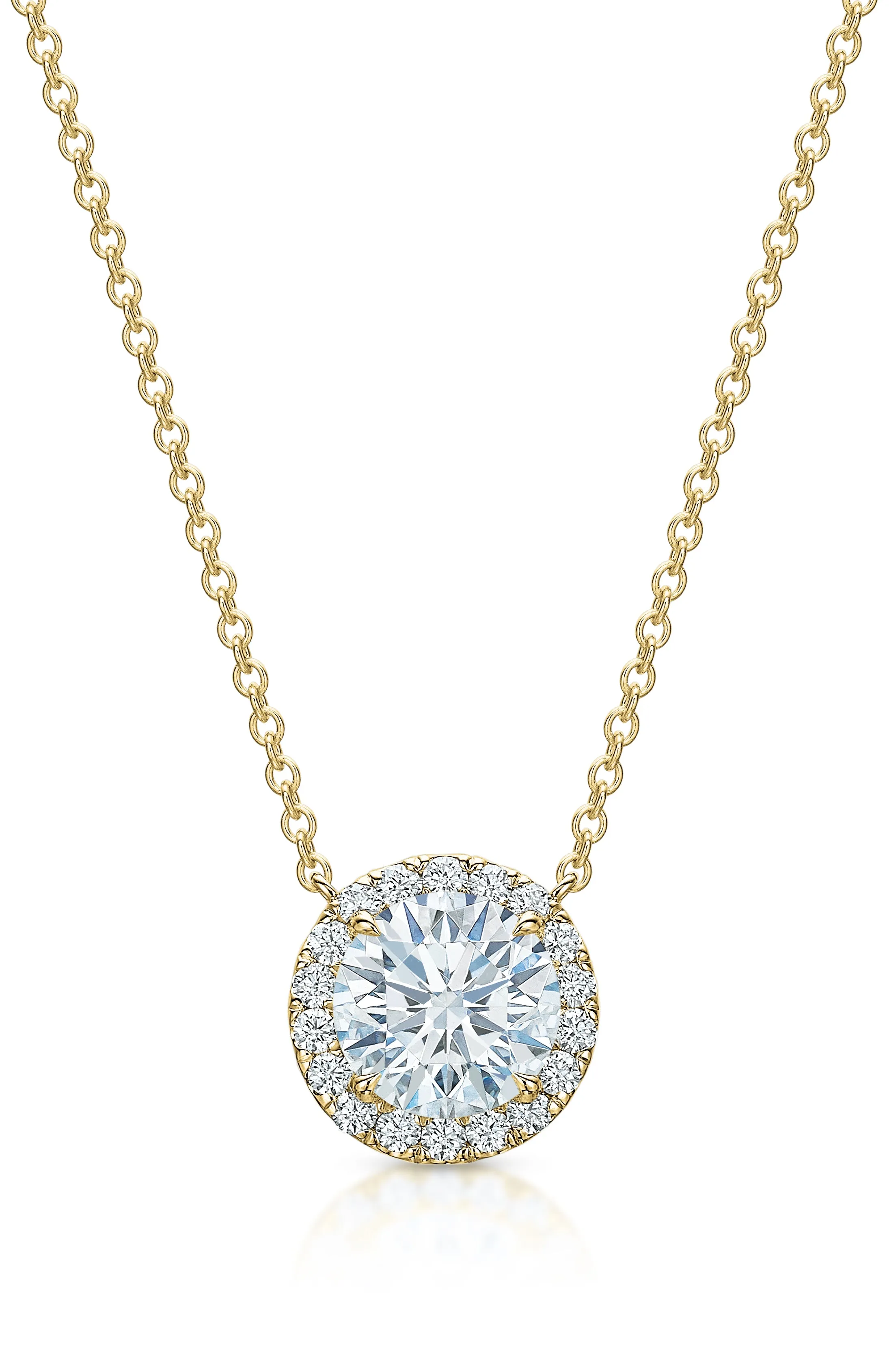 Kate 0.80 ct Round Diamond Pendant