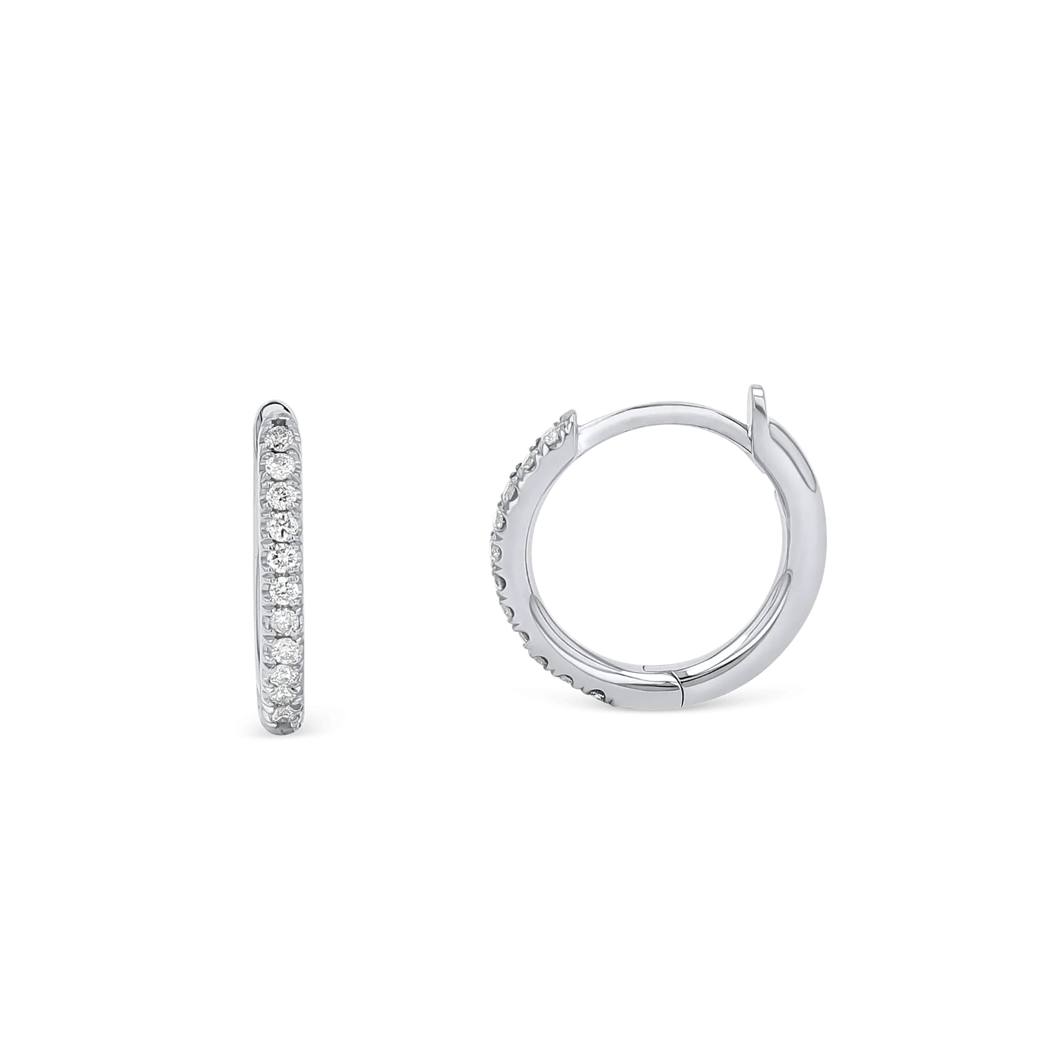Kids Pave Huggie Earrings