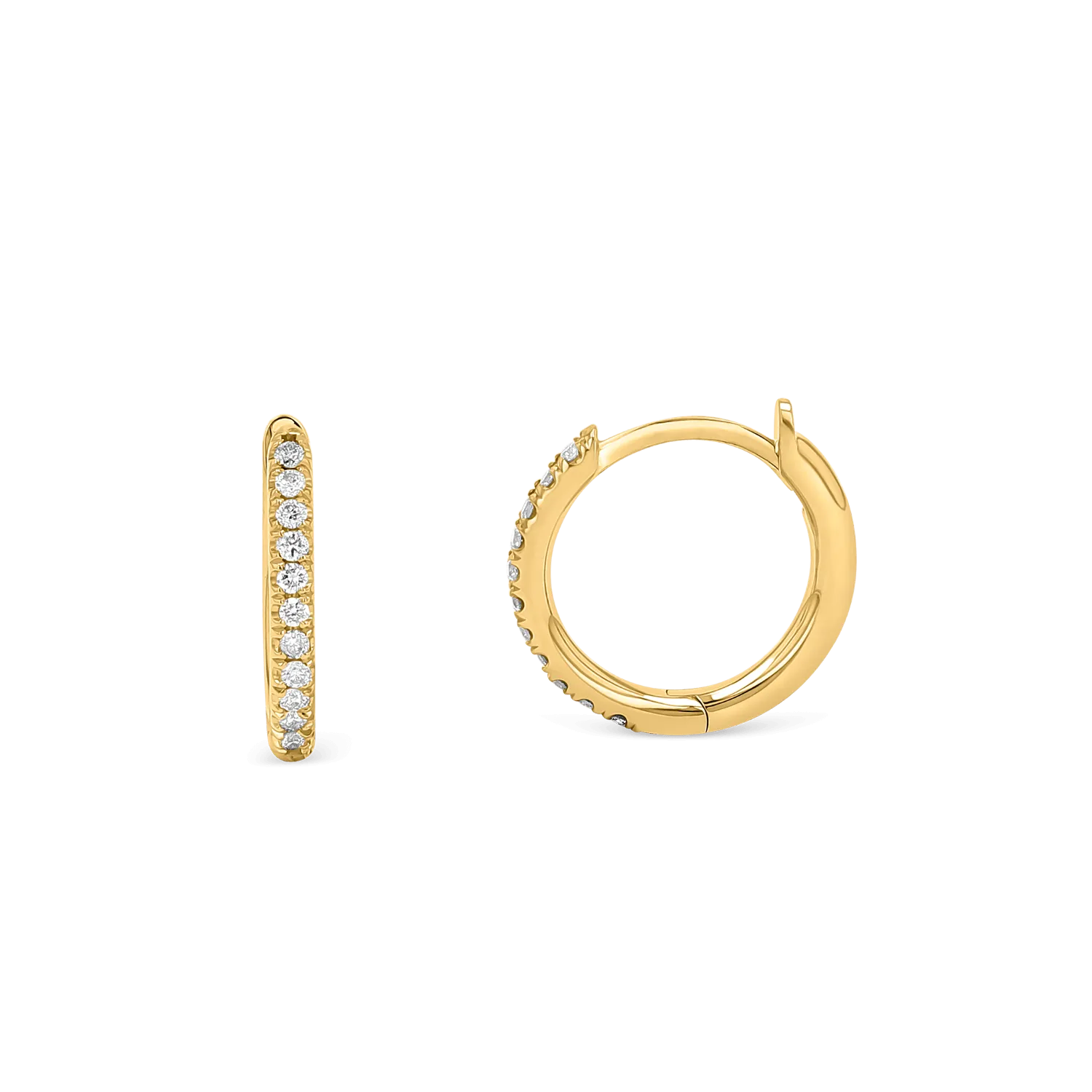 Kids Pave Huggie Earrings