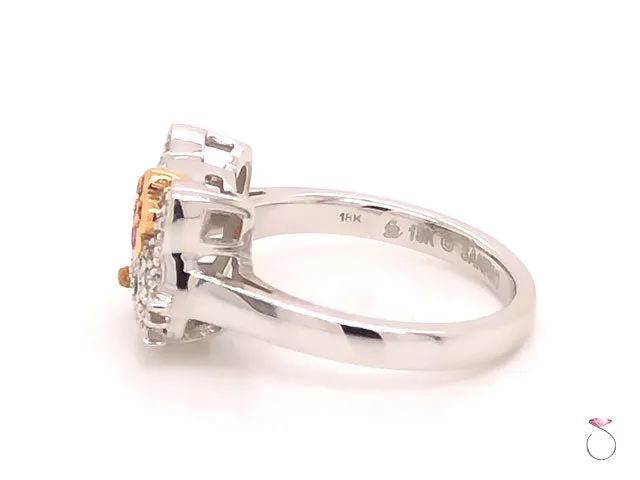 Kimora Lee Simmons Sanrio Hello Kitty 18k White Gold Diamond & Sapphire Ring