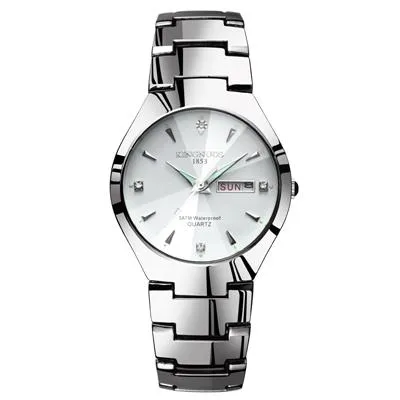 KINGNUOS Top Brand Fashion Quartz Waterproof Wristwatch Couple Clocks