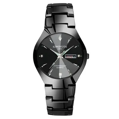 KINGNUOS Top Brand Fashion Quartz Waterproof Wristwatch Couple Clocks