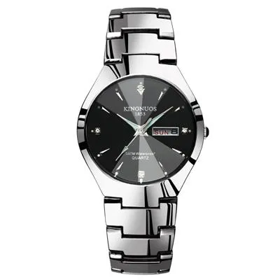 KINGNUOS Top Brand Fashion Quartz Waterproof Wristwatch Couple Clocks