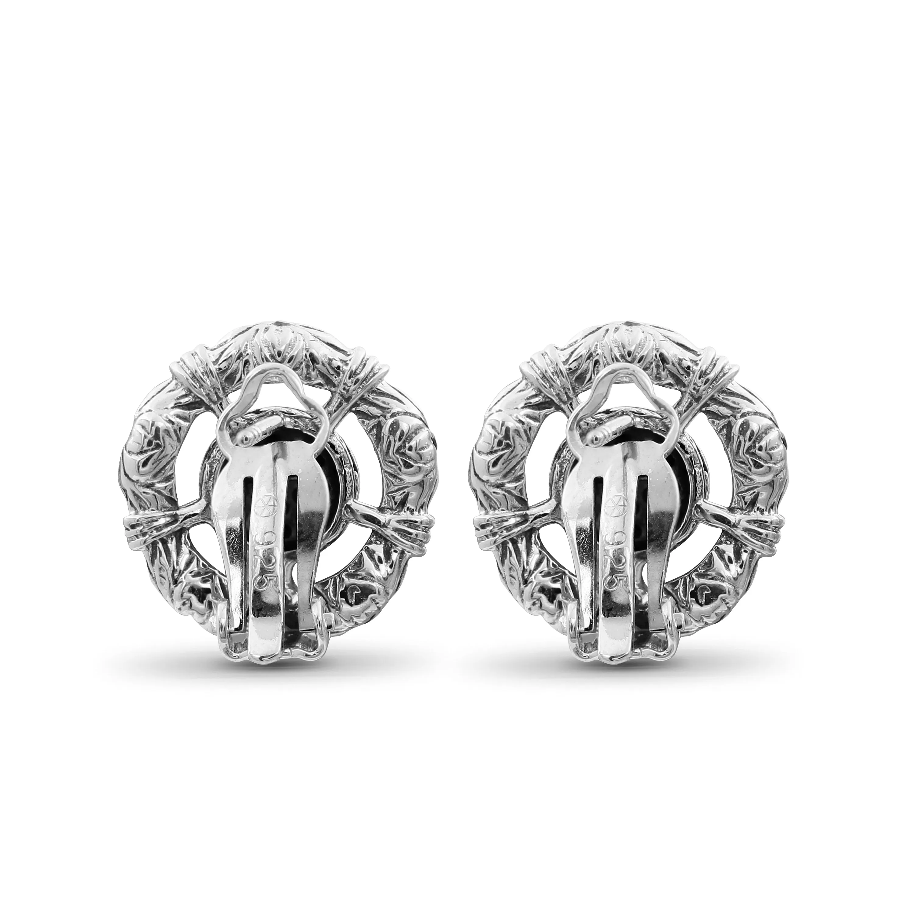 Kyoto Ruby Earring in Sterling Silver