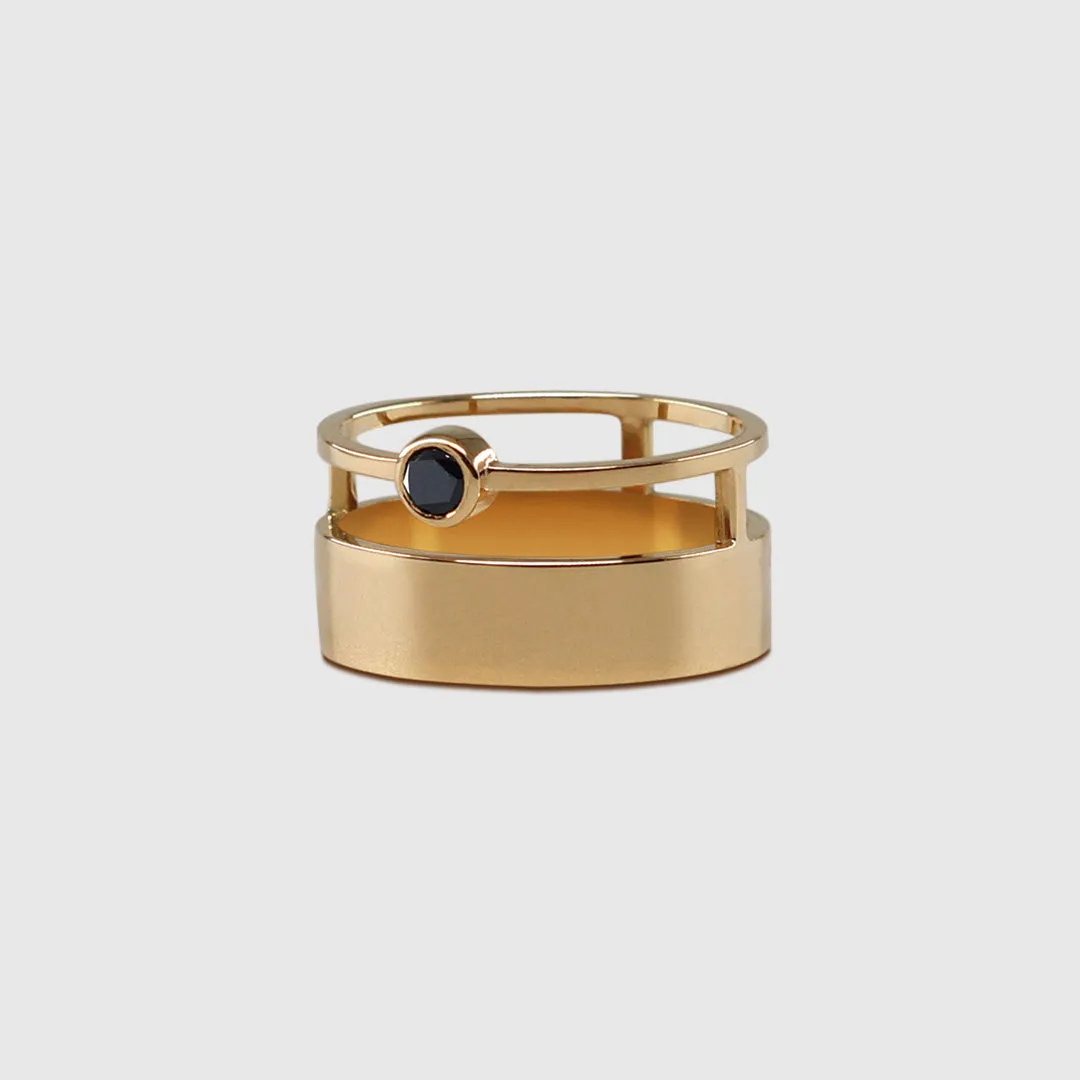 La Double Bague N.2 Gold Ring