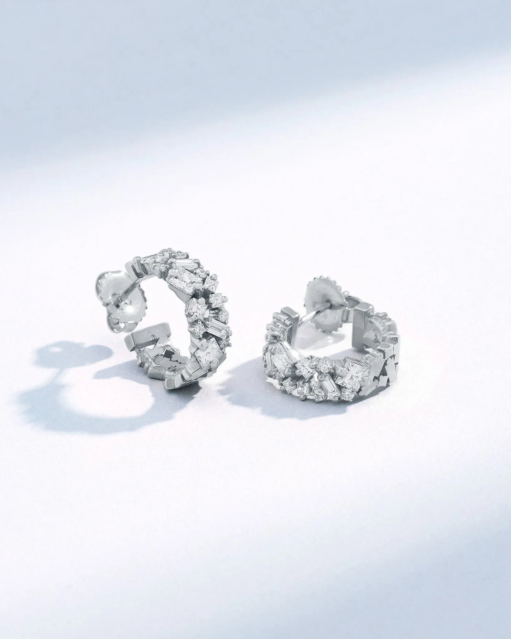 La Fantaisie Diamond Mini Hoops