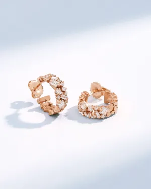 La Fantaisie Diamond Mini Hoops