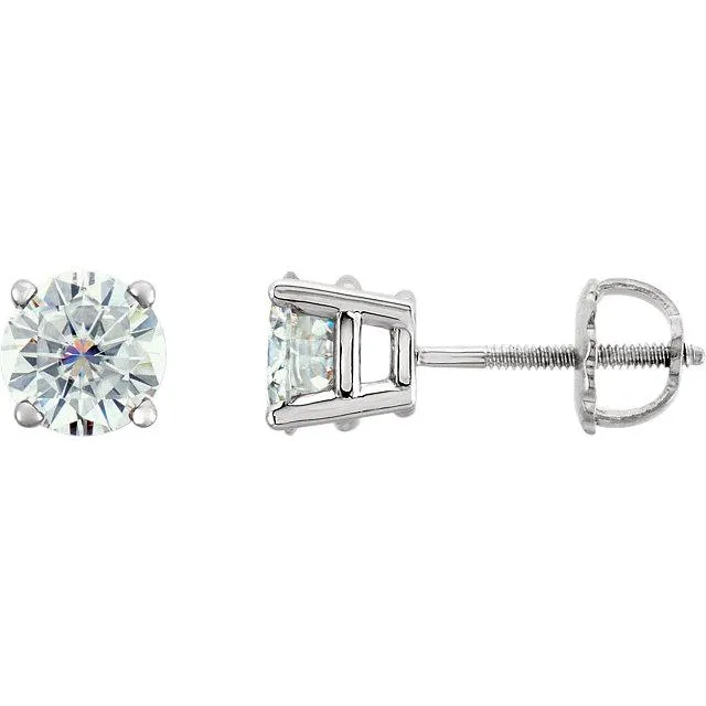 Lab-Grown Diamond Stud Earrings - 4 Prongs