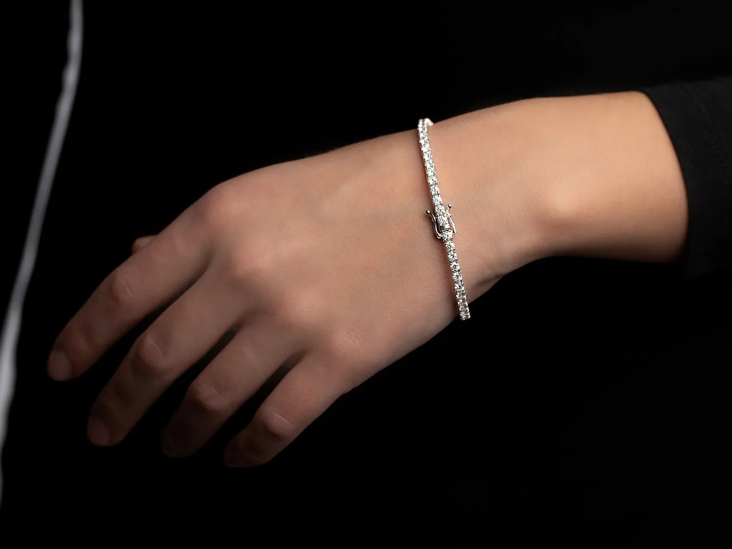 Lab Grown Tennis Bracelet