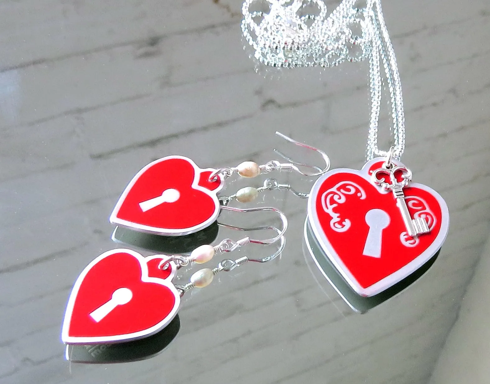 Lamborghini Huracan Key to My Heart Necklace