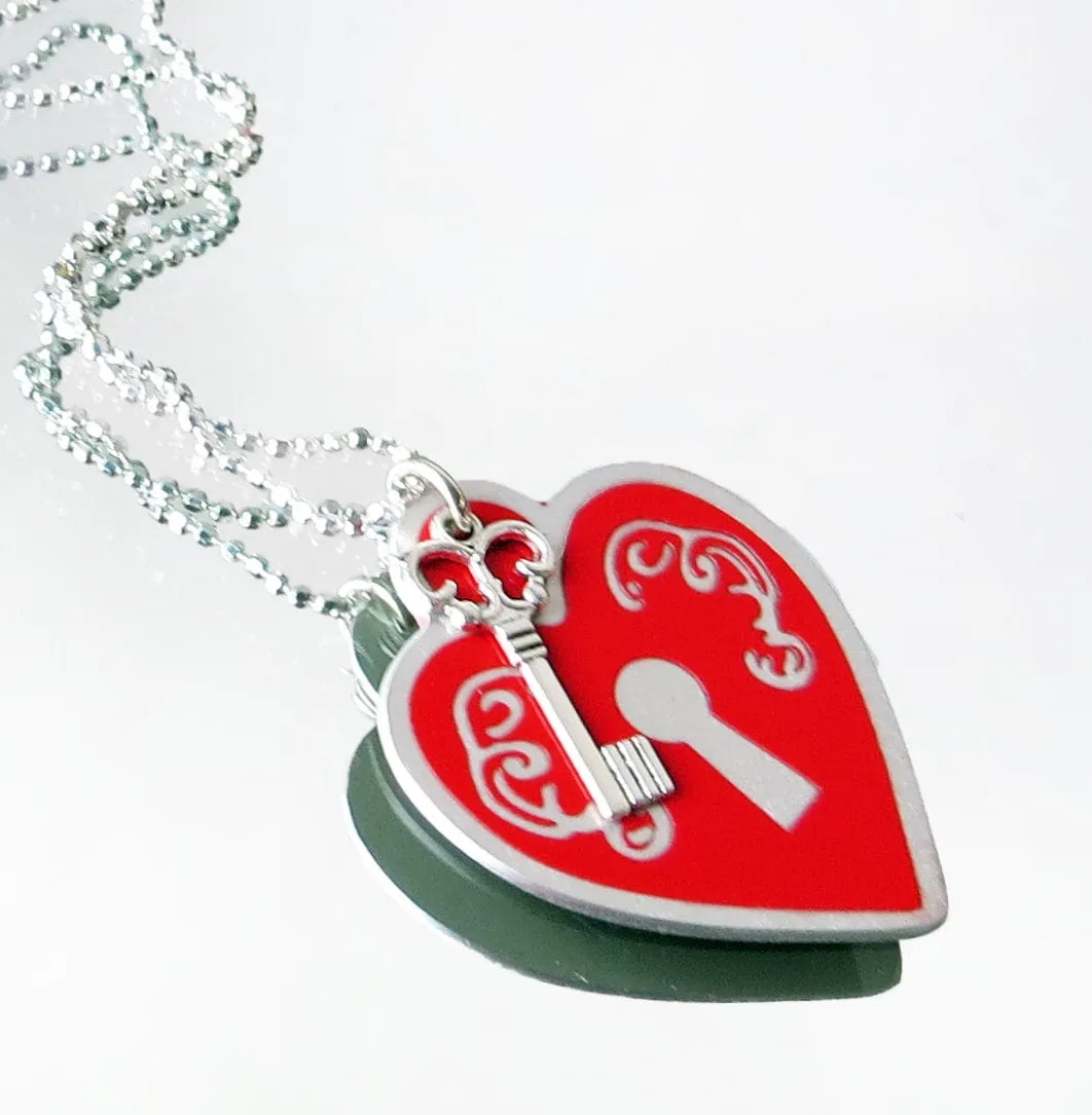 Lamborghini Huracan Key to My Heart Necklace