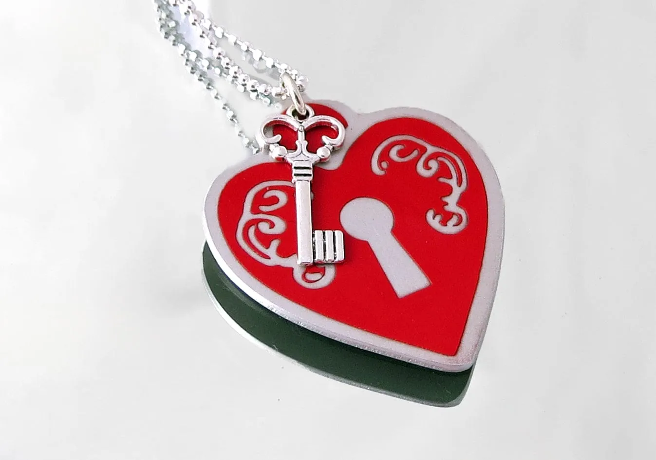 Lamborghini Huracan Key to My Heart Necklace