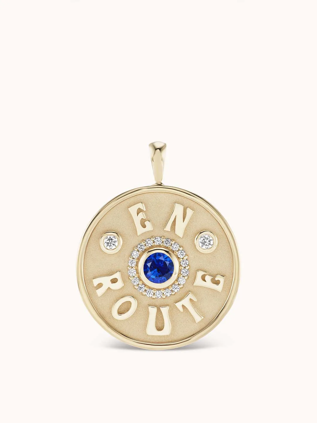 Large En Route Necklace Blue Sapphire