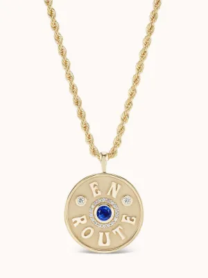 Large En Route Necklace Blue Sapphire