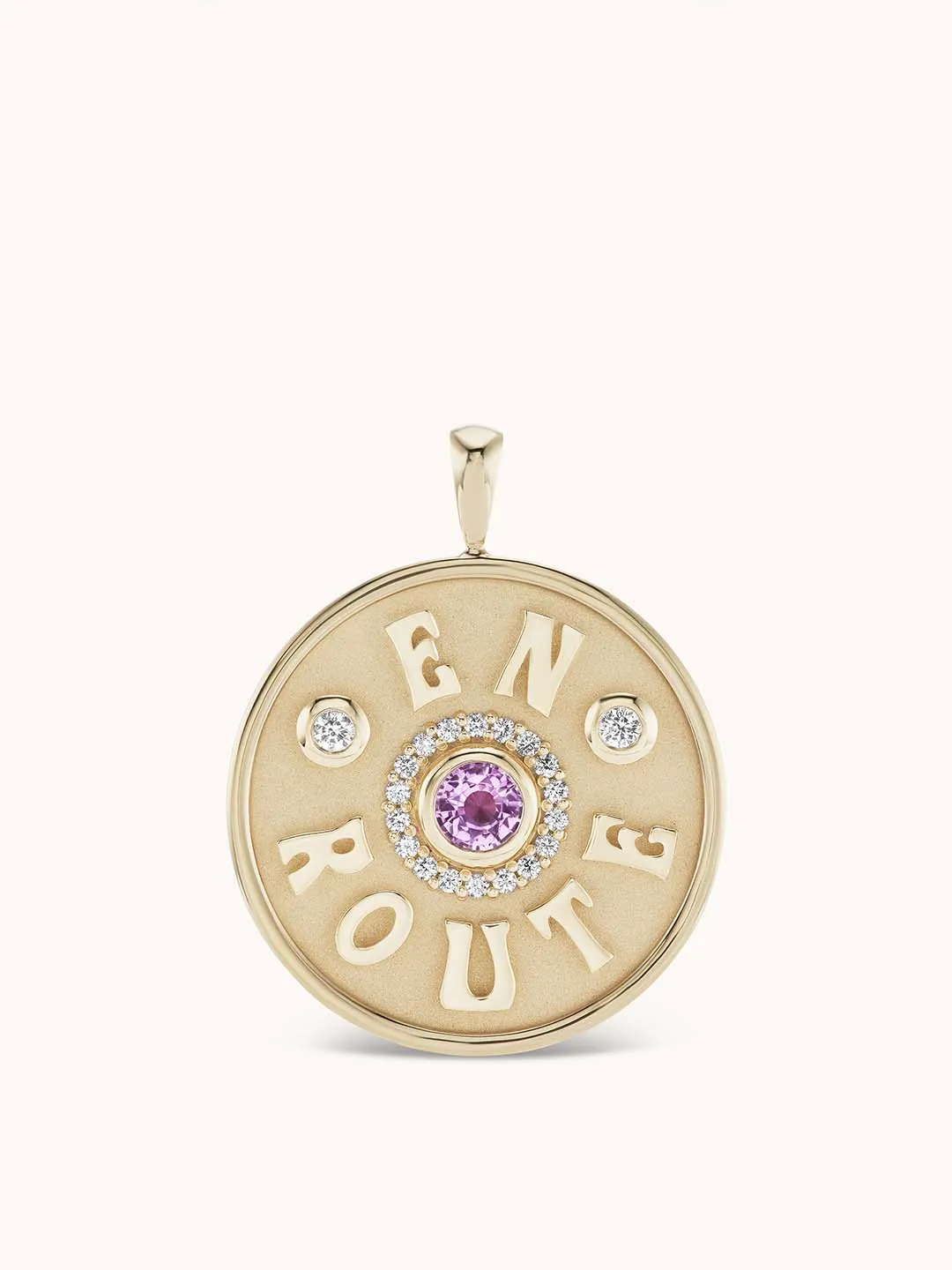 Large En Route Necklace Pink Sapphire