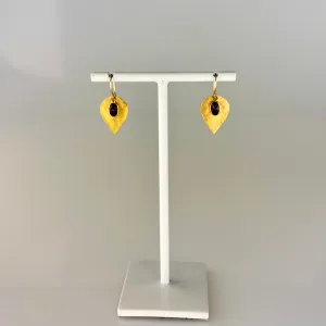 Large Hummingbird Garnet 18K Drops