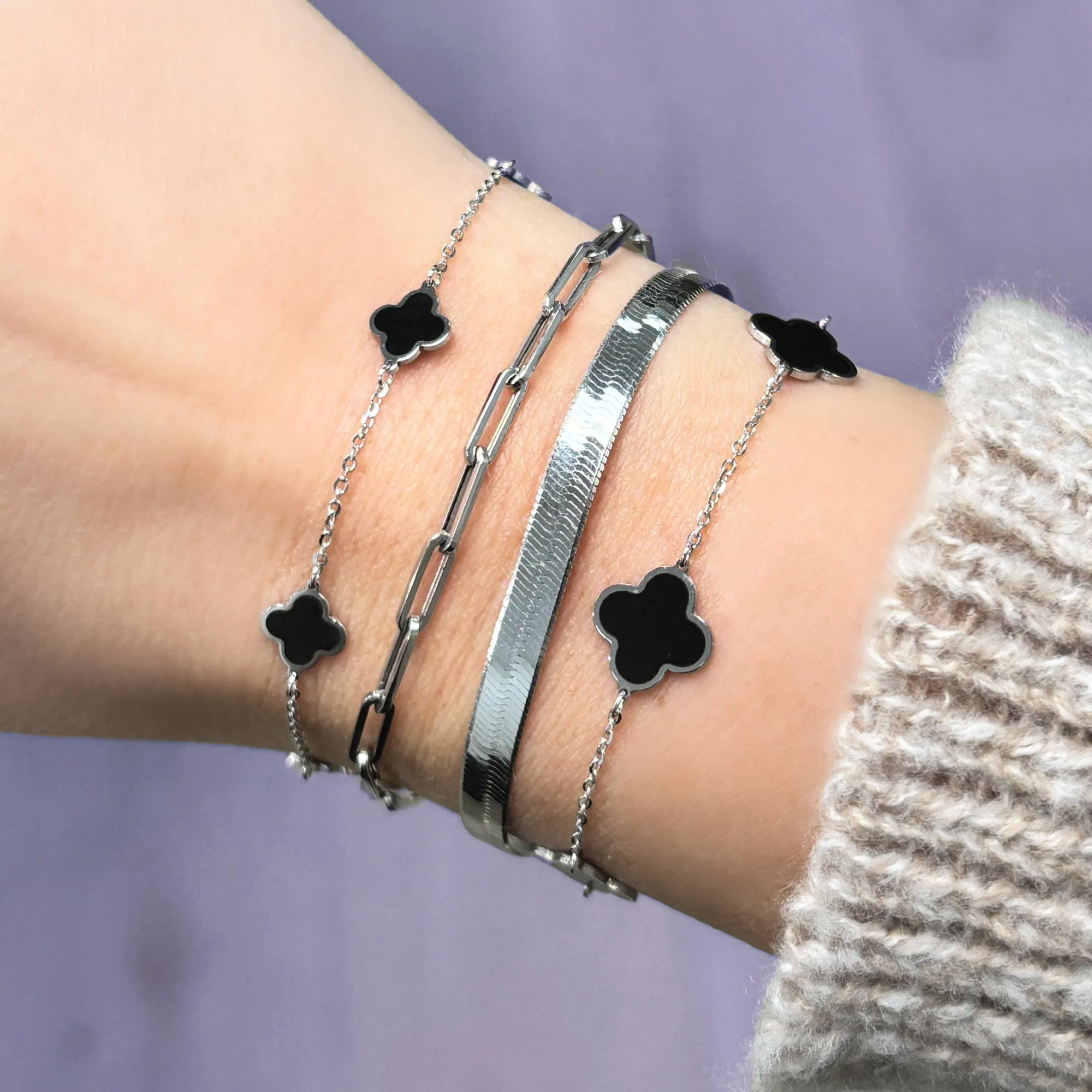 Large Paperclip Bracelet