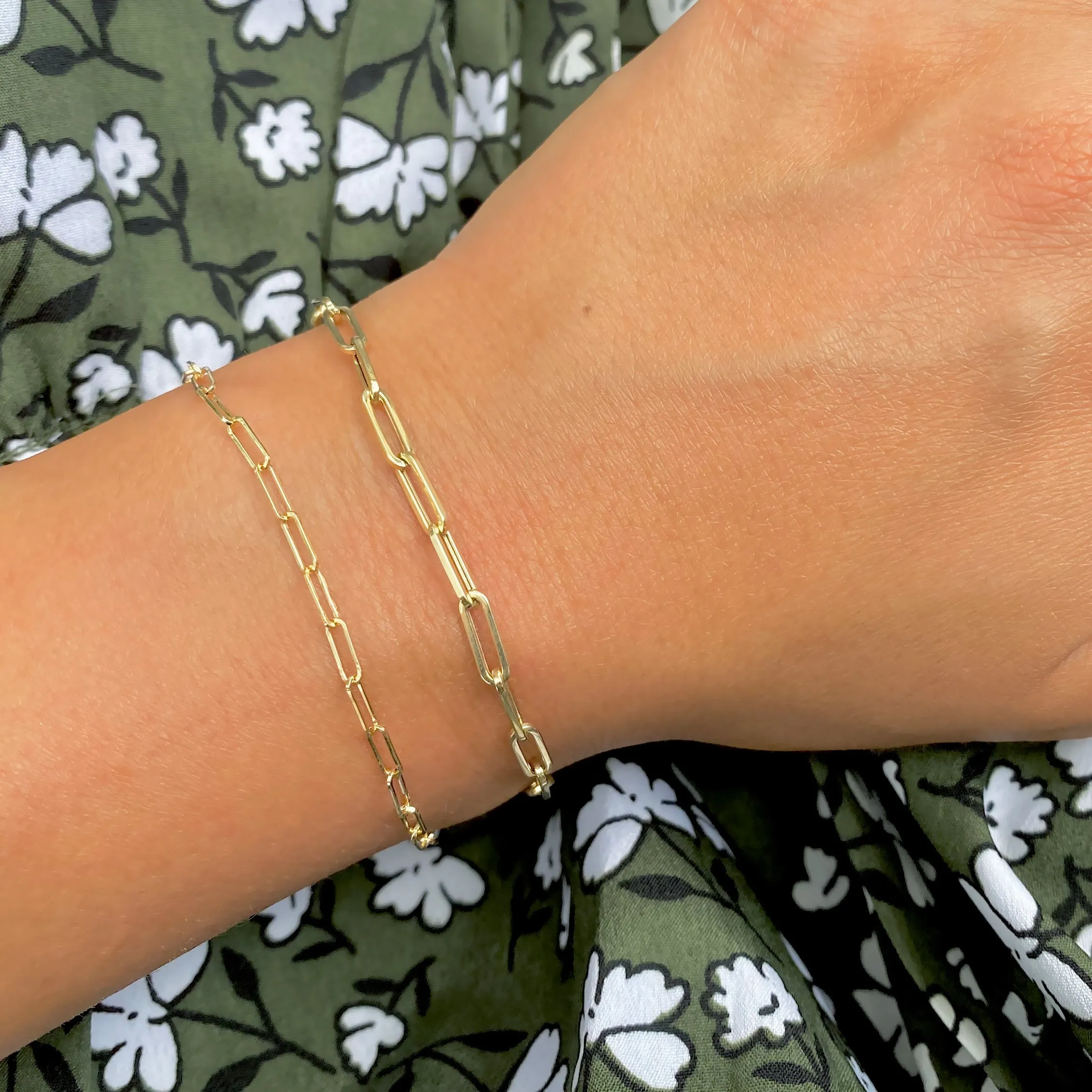 Large Paperclip Bracelet