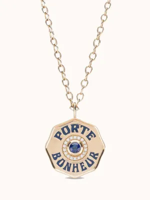 Large Porte Bonheur Blue Sapphire