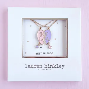 LAUREN HINKLEY FORVER HEART BEST FRIENDS NECKLACE SET