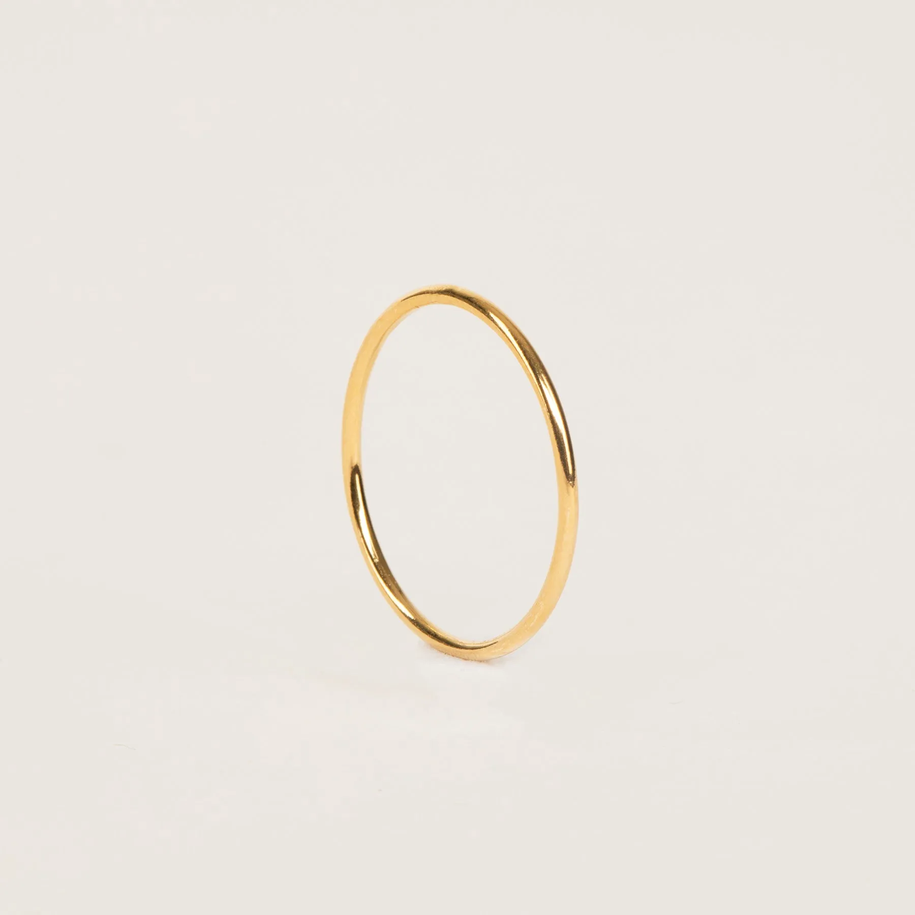 Light Round Stacker Ring