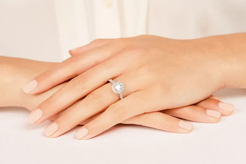 Limitless Love Cushion Cut Lab-Grown Diamond Engagement Ring with 1.75 ct. (1.25 ct. center diamond)