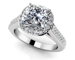 Limitless Love Cushion Cut Lab-Grown Diamond Engagement Ring with 1.75 ct. (1.25 ct. center diamond)