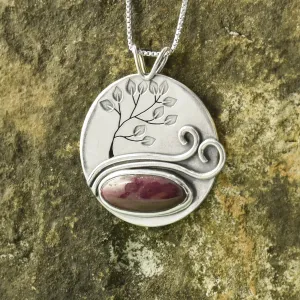 Longido Ruby Summer Tree Wonderland Pendant No. 1