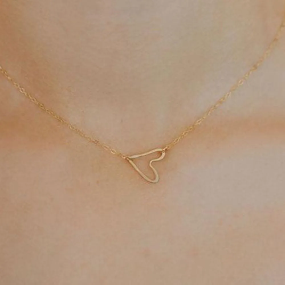 Lucy Open Heart Necklace