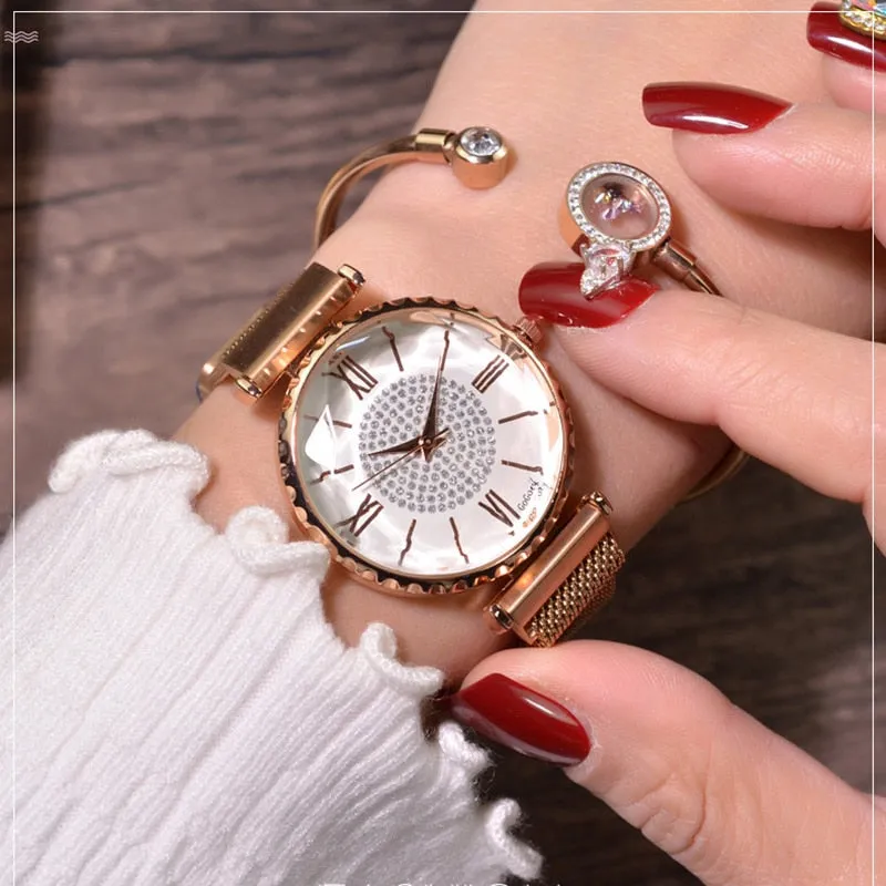 Luxury Diamond-Quartz Women Watches