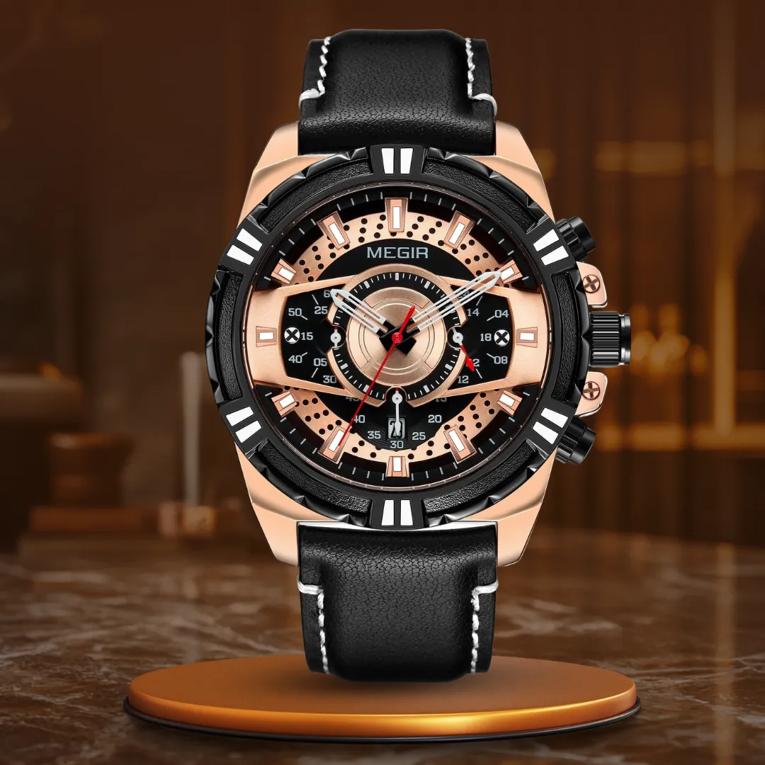 LUXURY QUARTZ CHRONOGRAPH | Precision, Style, Durability