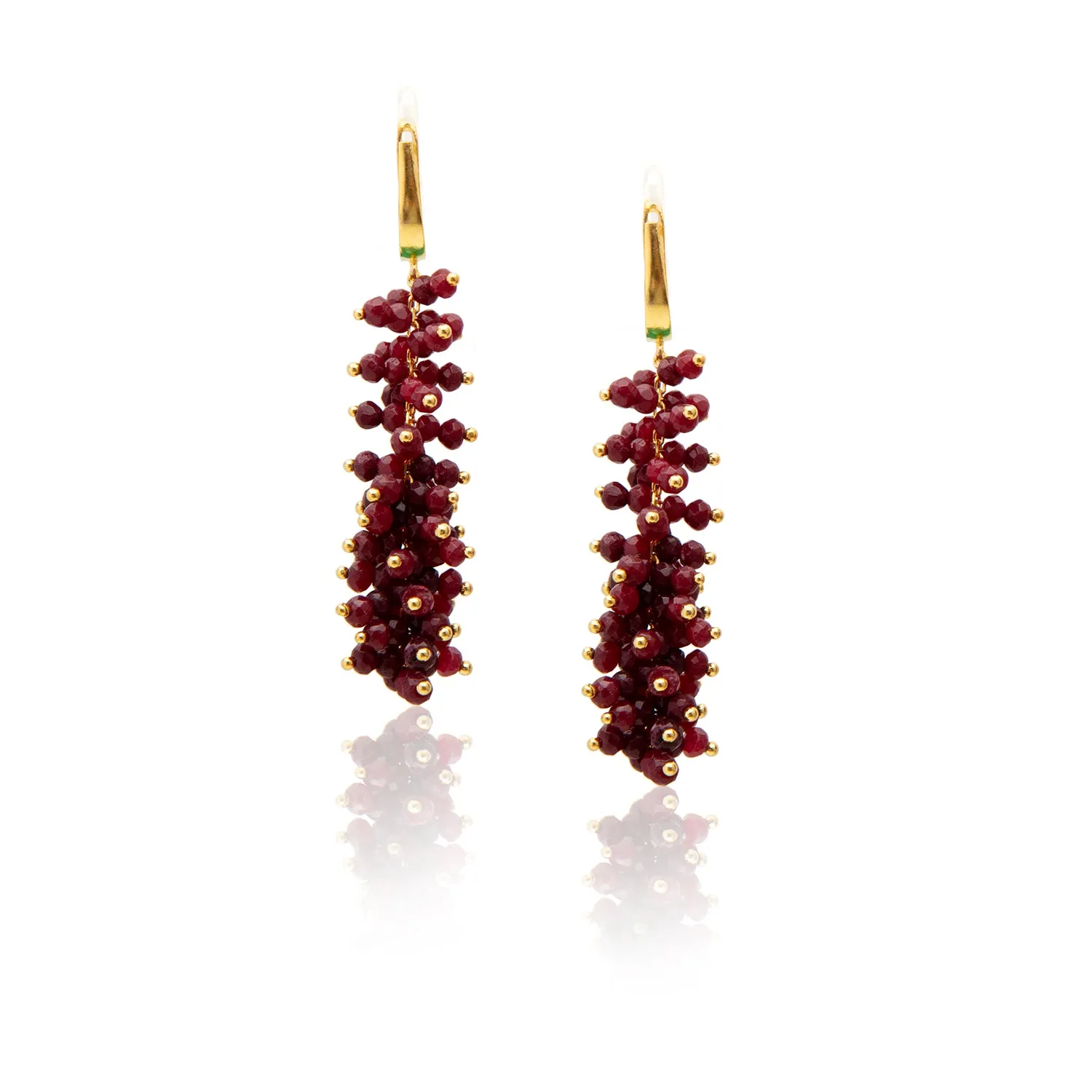 Madrid Ruby Earrings