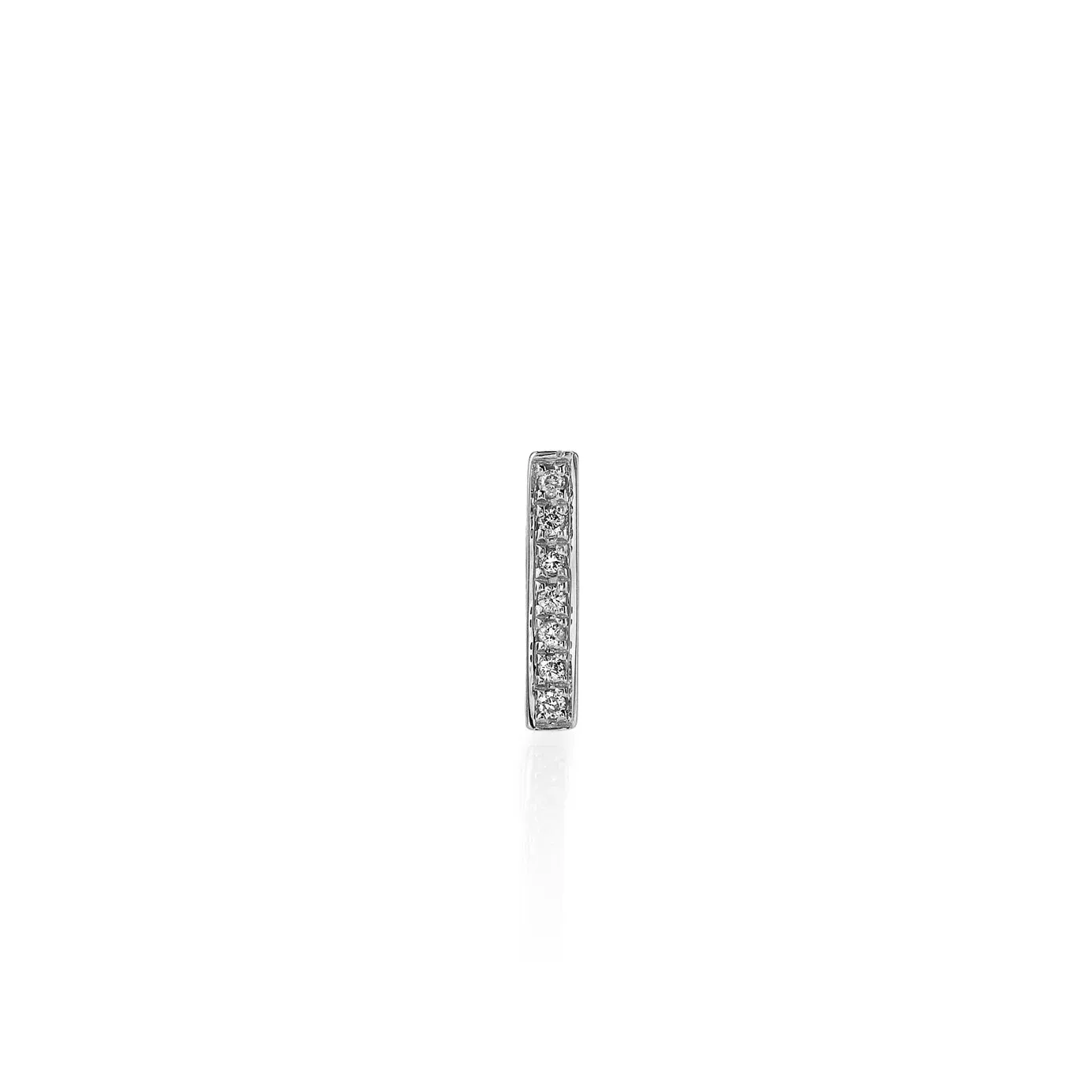 Men's Collection Gold & Diamond Small Bar Stud