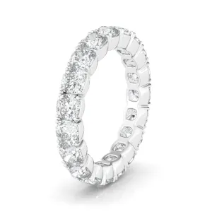 Men's Cushion Cut Eternity Band