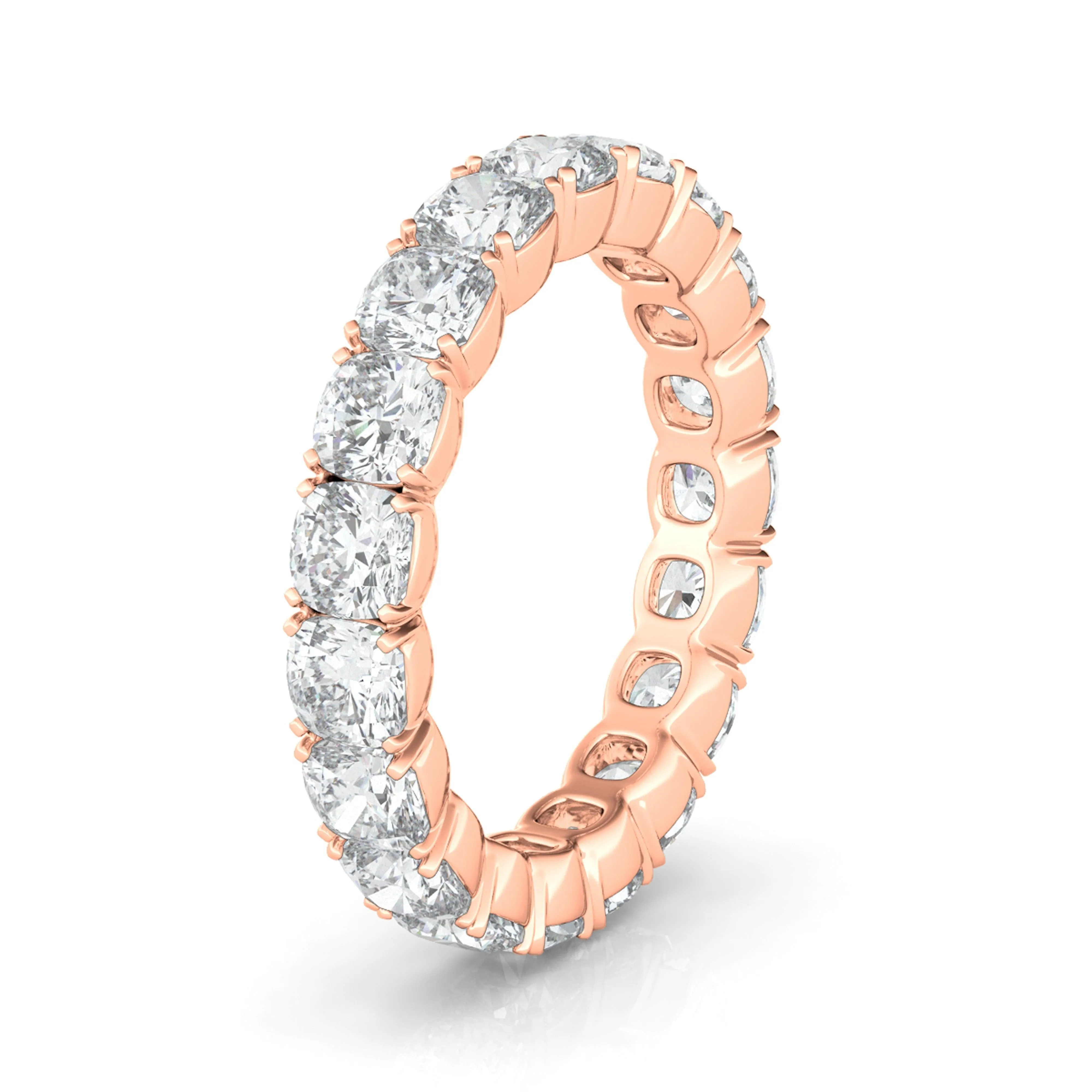 Men's Cushion Cut Eternity Band