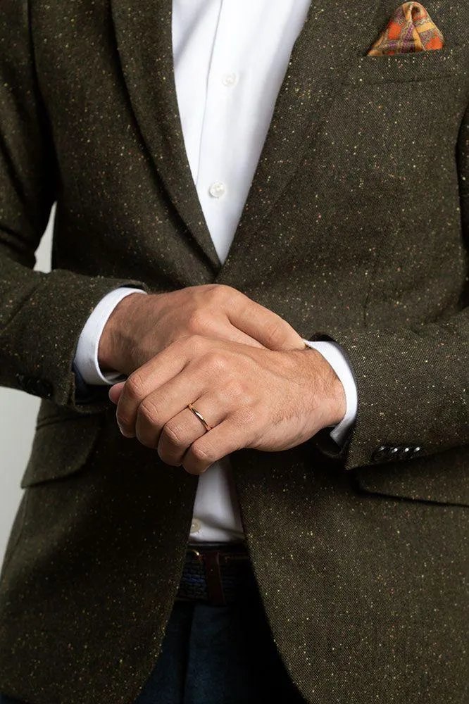 Men's solid gold ring