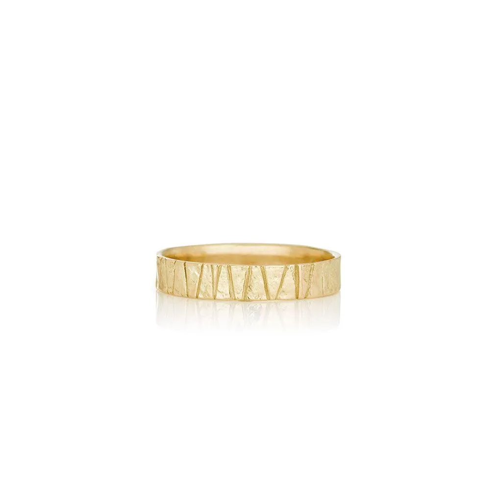 Men's solid gold ring