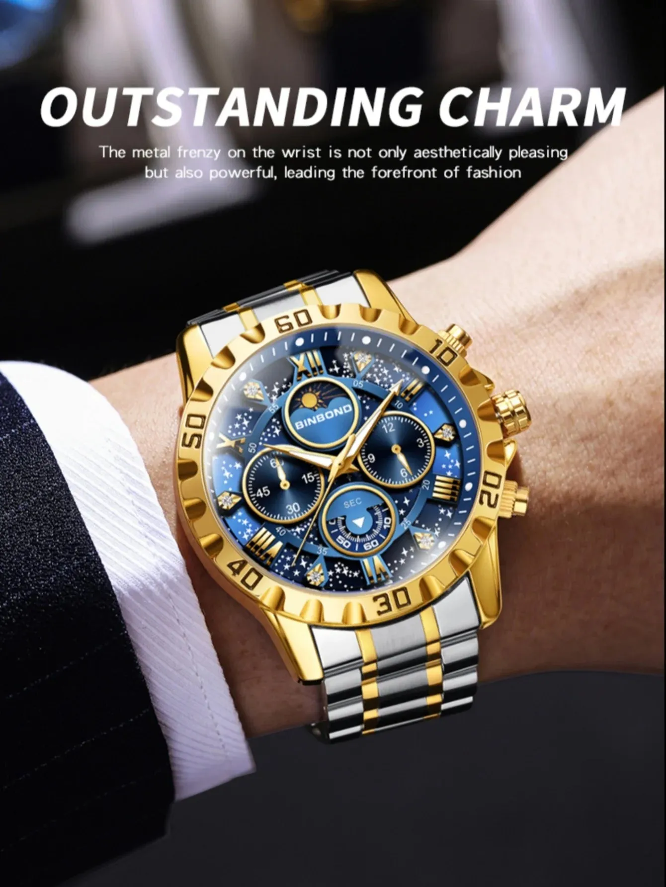 Men's Sports Chronograph Light 30M