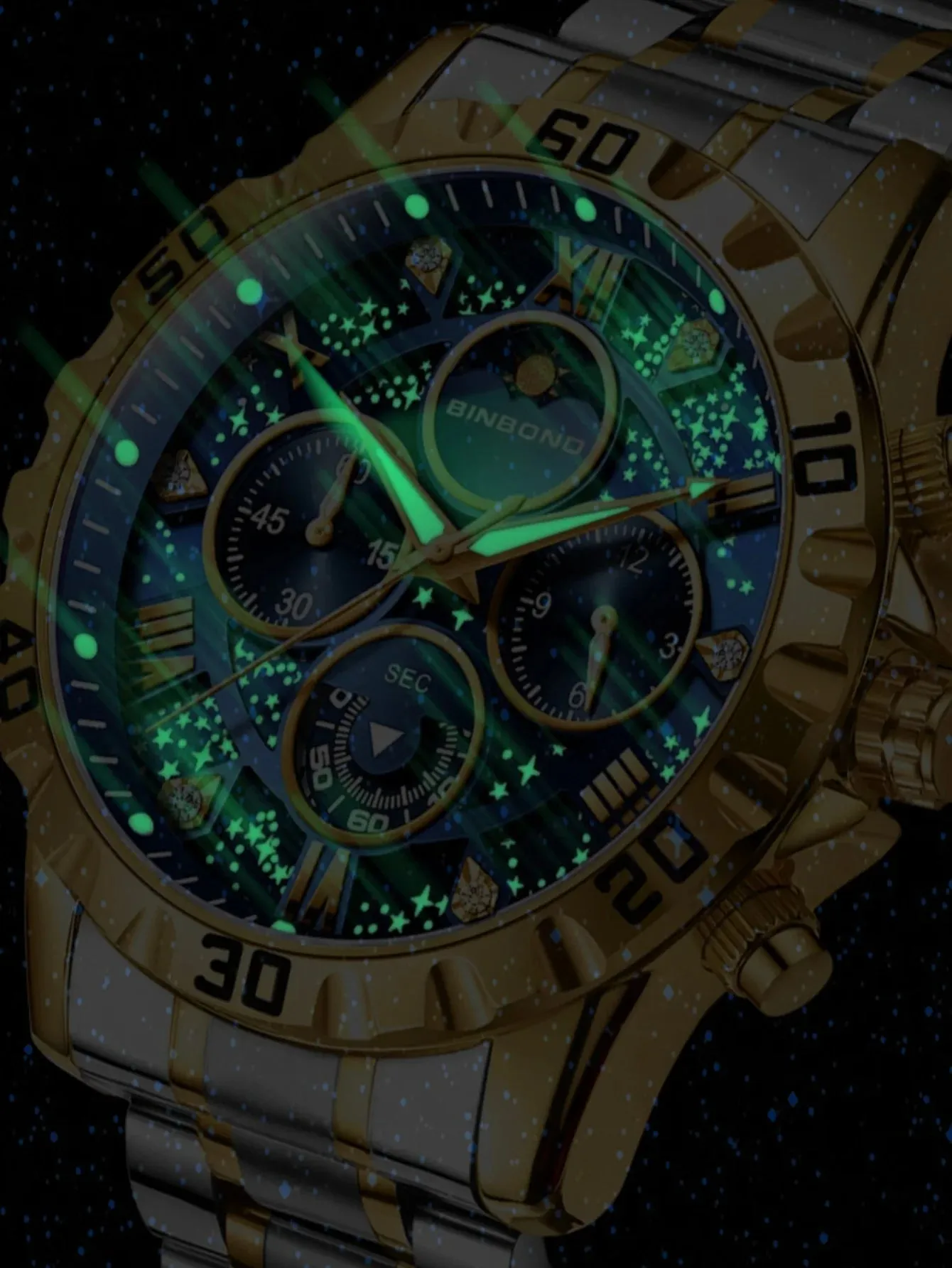 Men's Sports Chronograph Light 30M