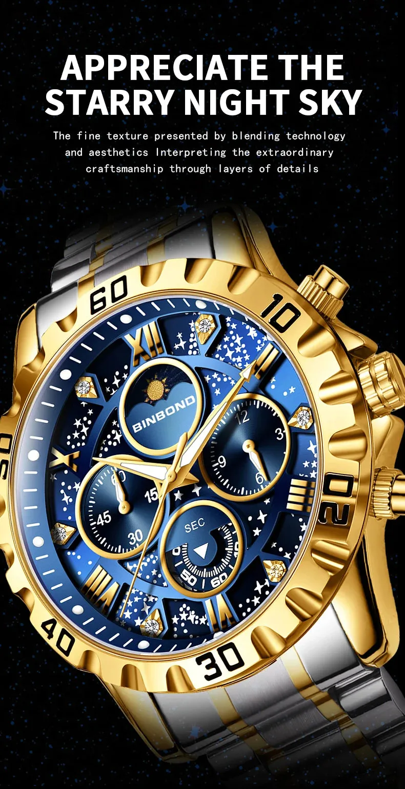 Men's Sports Chronograph Light 30M