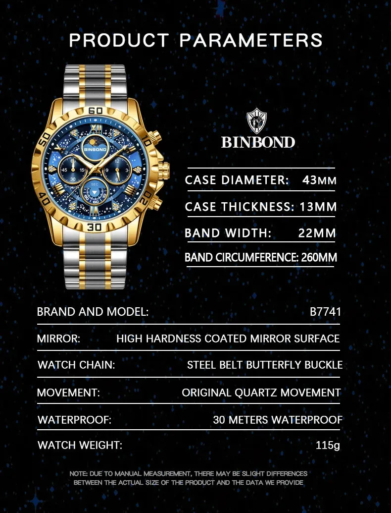 Men's Sports Chronograph Light 30M