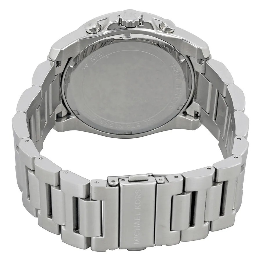 Michael Kors Brecken Silver Dial Men's Chronograph Watch MK8562