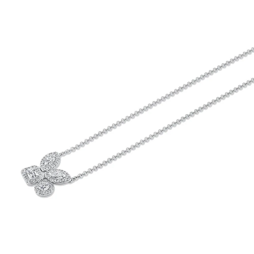 Michael M Montage Cluster Halo Necklace P407